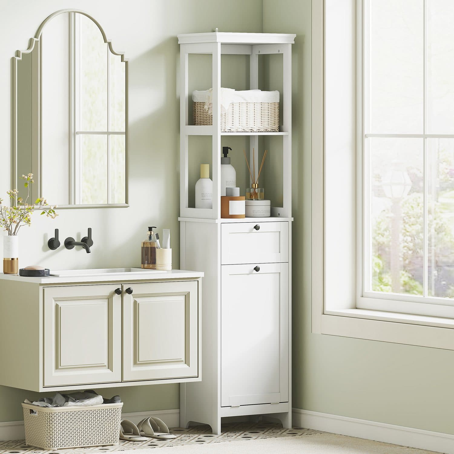 Integrated Laundry Hamper - image 1