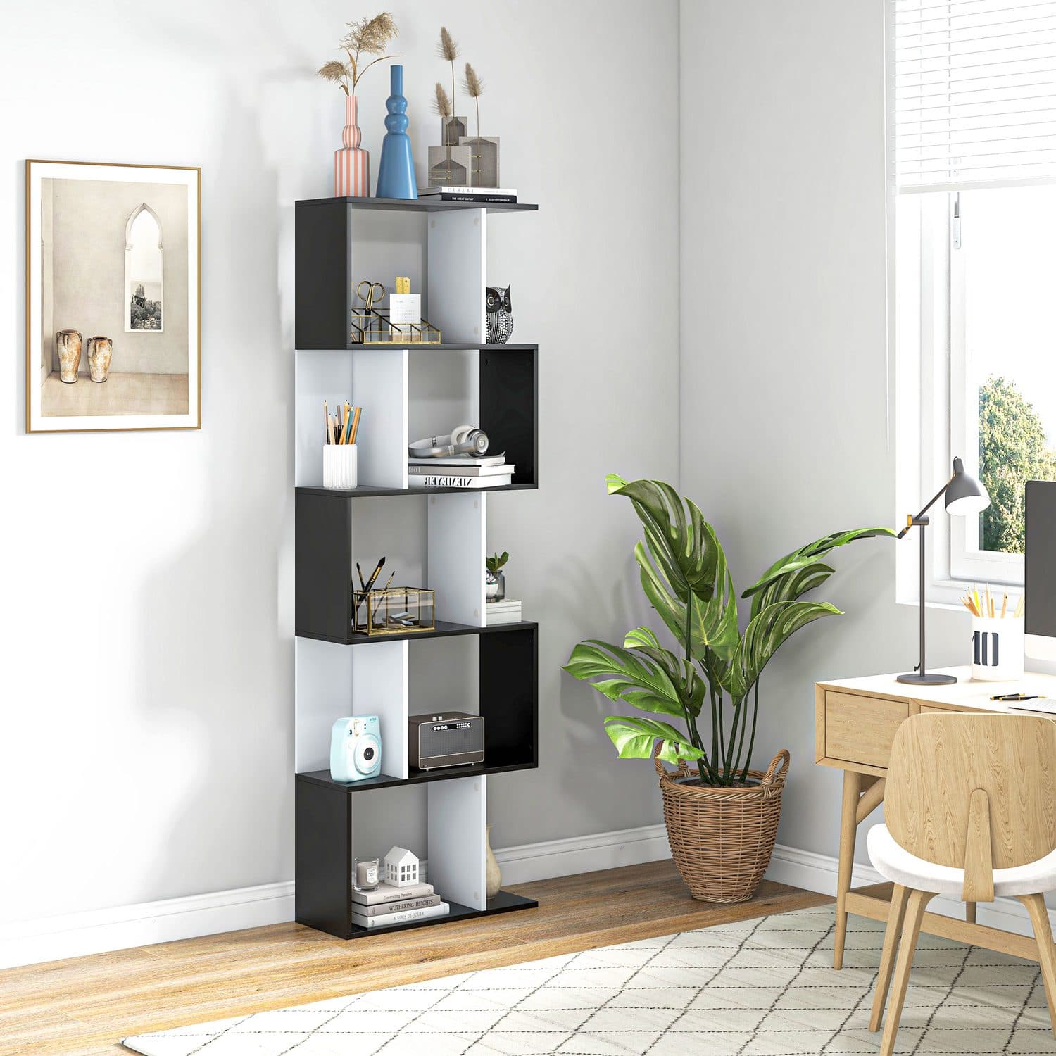 5-Tier S-Shaped Bookshelf - image 3