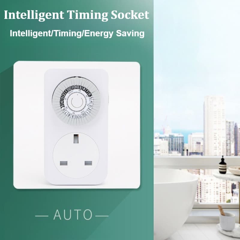 Set of Four UK Plug In Mechanical Timer Sockets - image 8