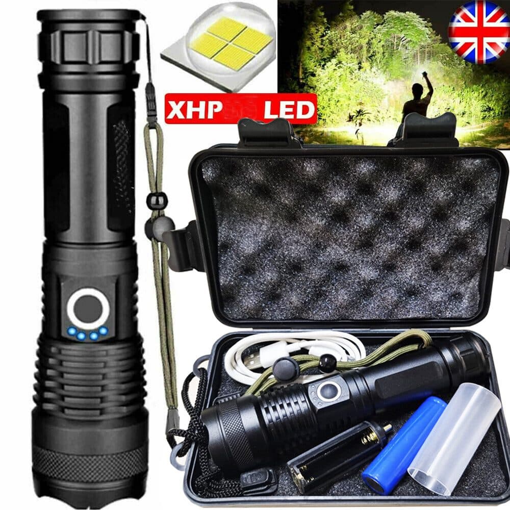 Rechargeable LED Torch Kit for Outdoor Tasks