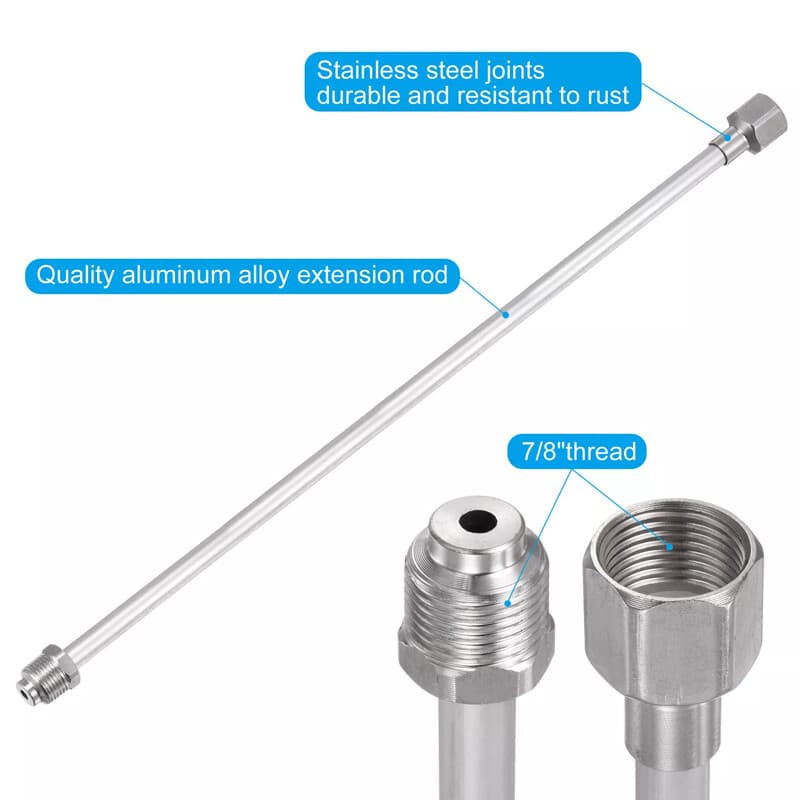 3 Piece Airless Paint Sprayer Extension Rod Set - image 2