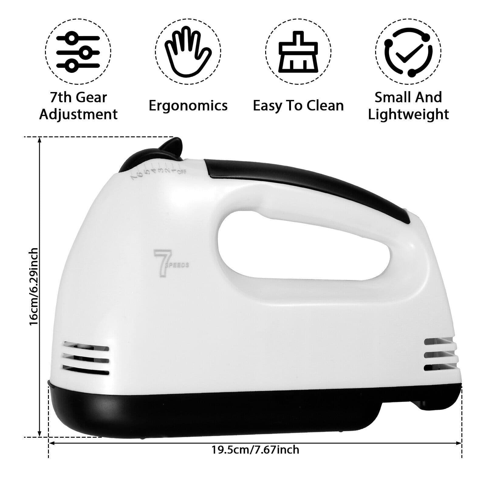 7 Speed Electric Hand Mixer for Baking Prep - image 2