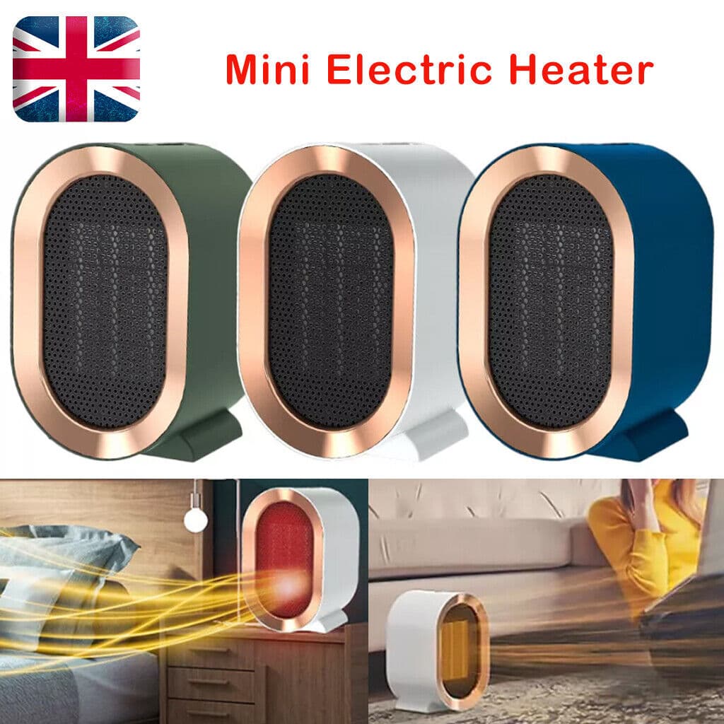 1200W PTC Ceramic Space Heater with Remote Control, UK Plug - image 3
