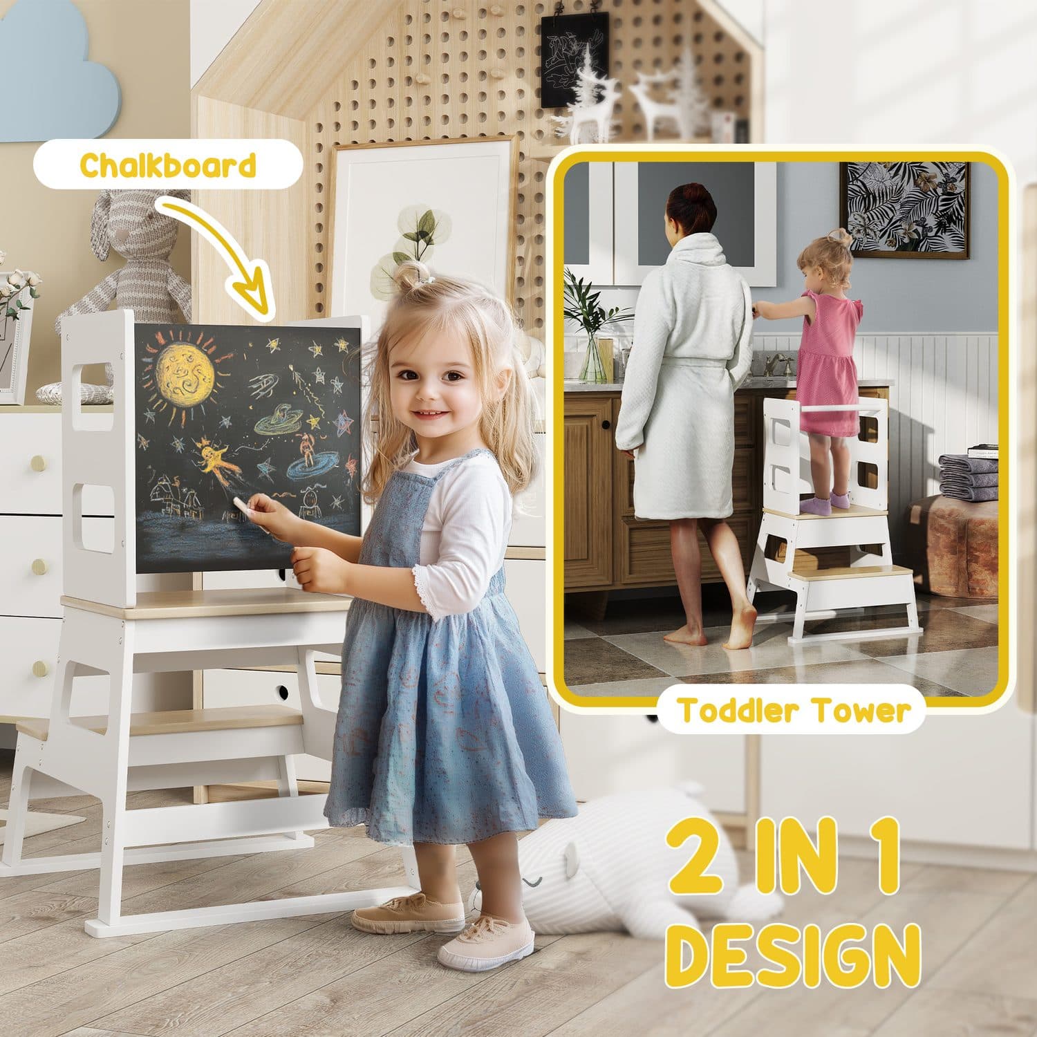 2-in-1 Toddler Tower - image 5