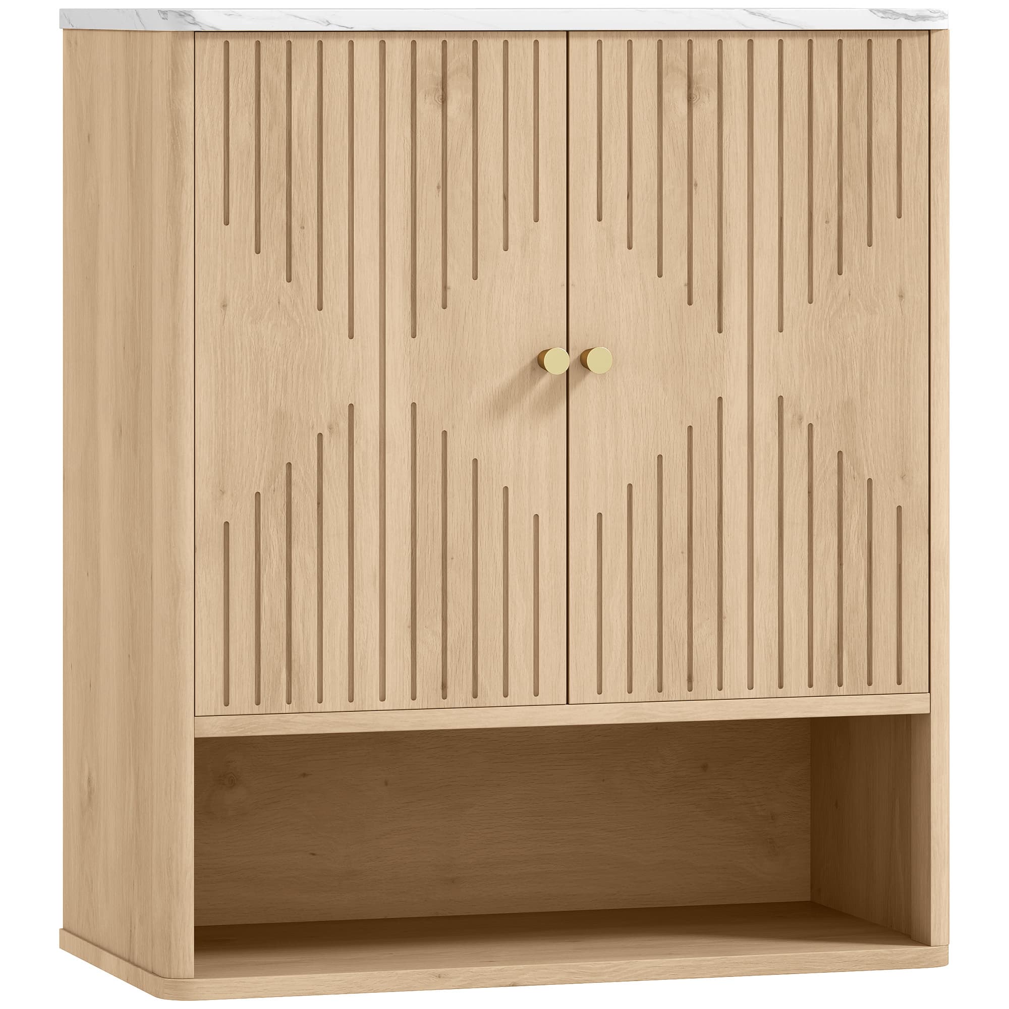 Oak Bathroom Wall Cabinet