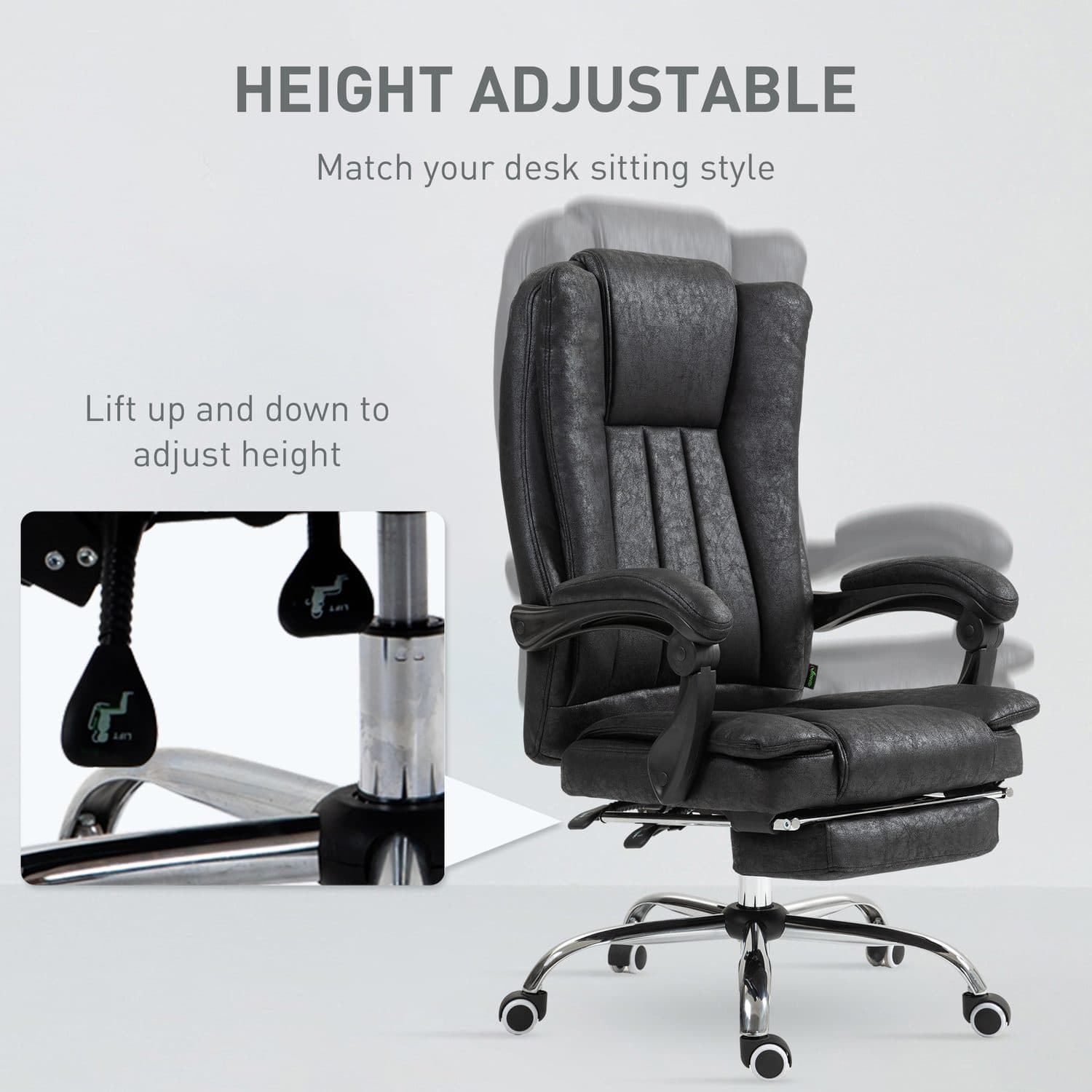 Vinsetto Reclining Office Chair - image 5