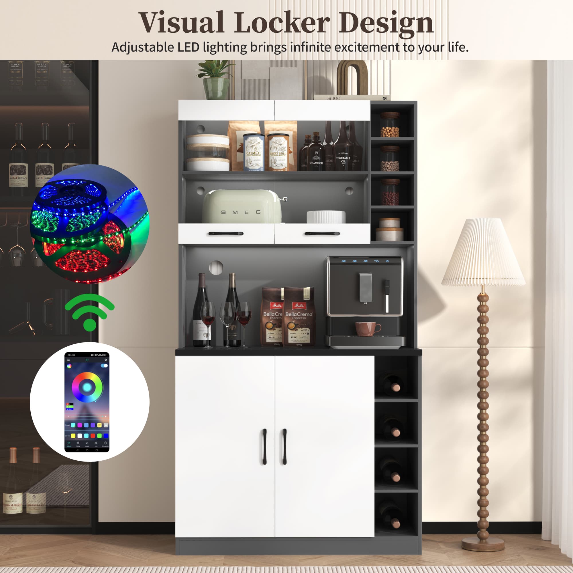 Stylish Freestanding Pantry - image 4