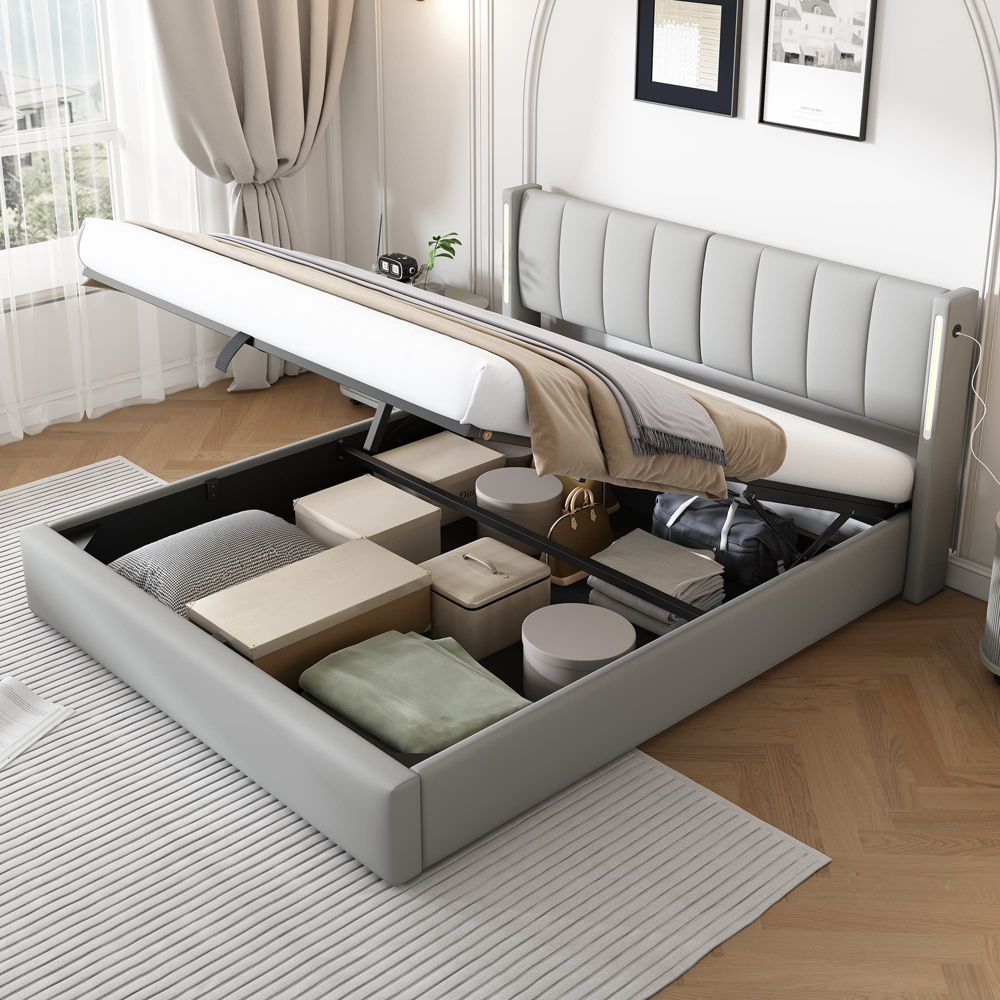 Smart King Size Storage Bed - image 5