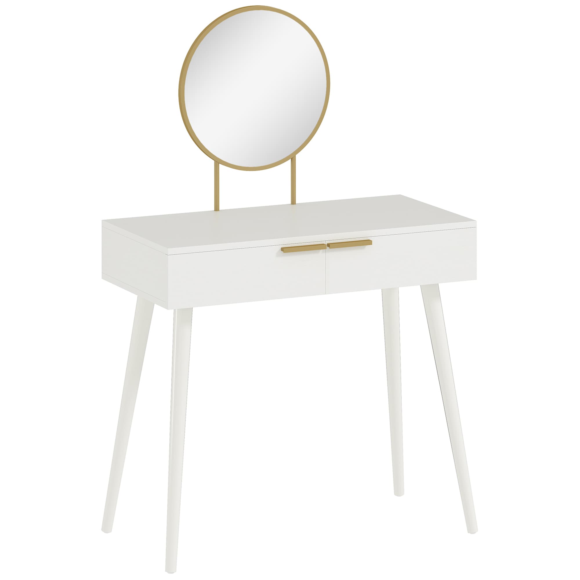 White Dressing Table with Mirror