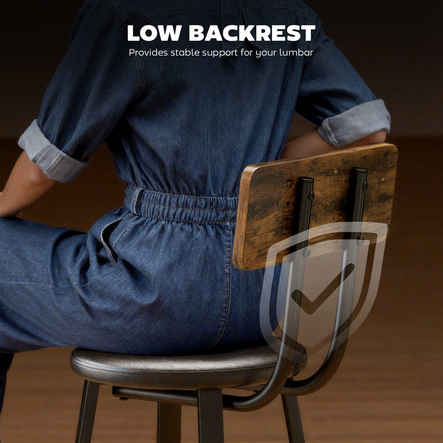 Rustic Industrial Bar Stools - image 2