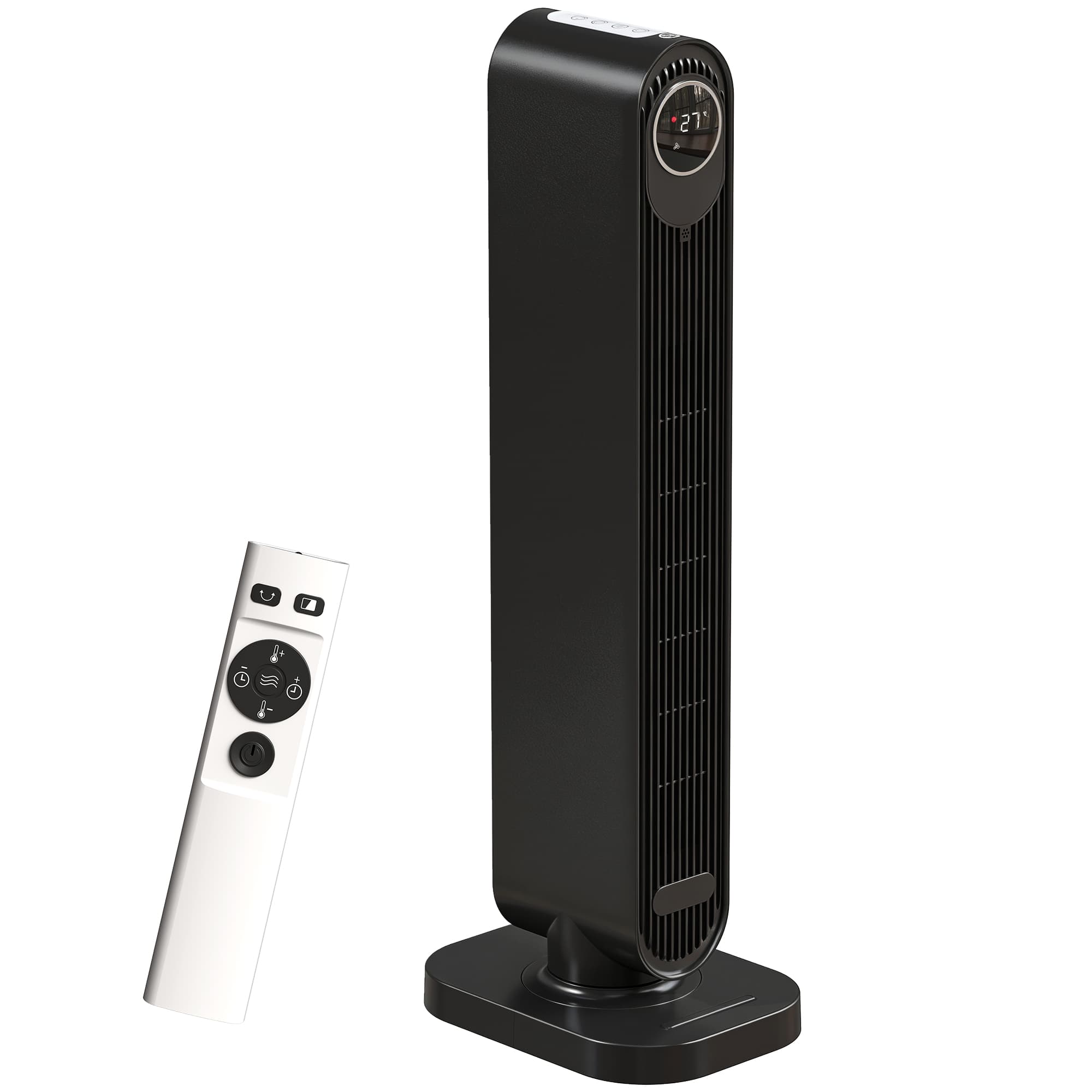 2000W Ceramic Tower Heater with 60 Degree Oscillation and Timer