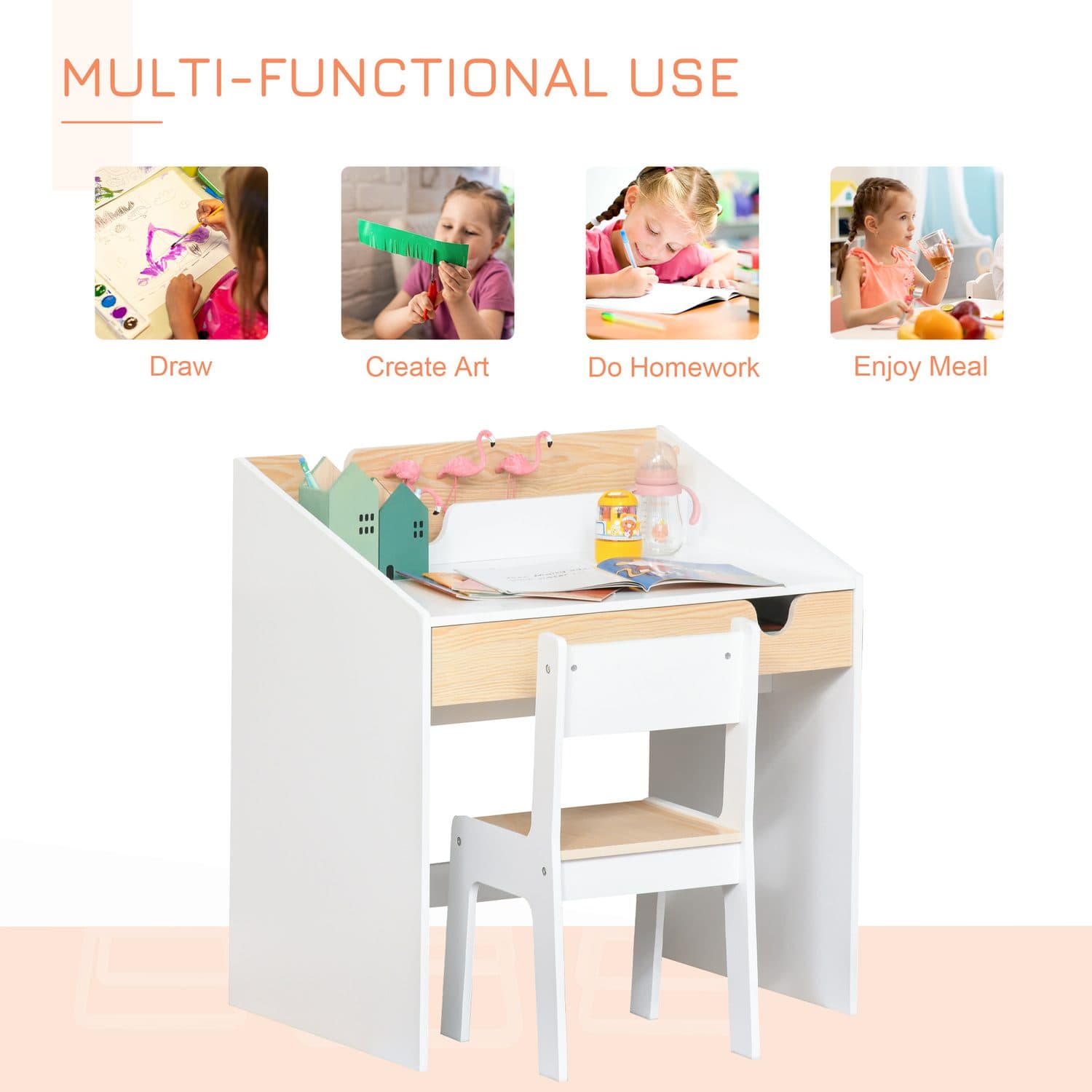 Kids Desk and Chair Set - image 5