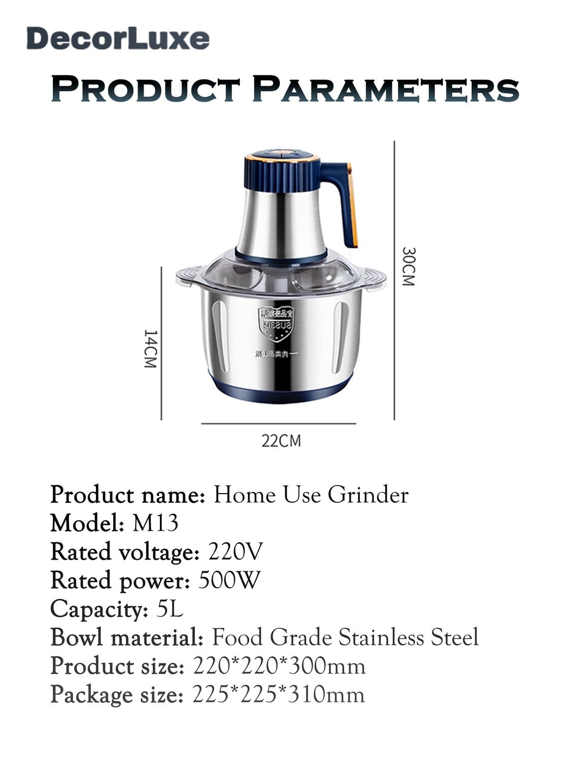 Chop, Mince, and Blend with a 5L Electric Processor - image 1