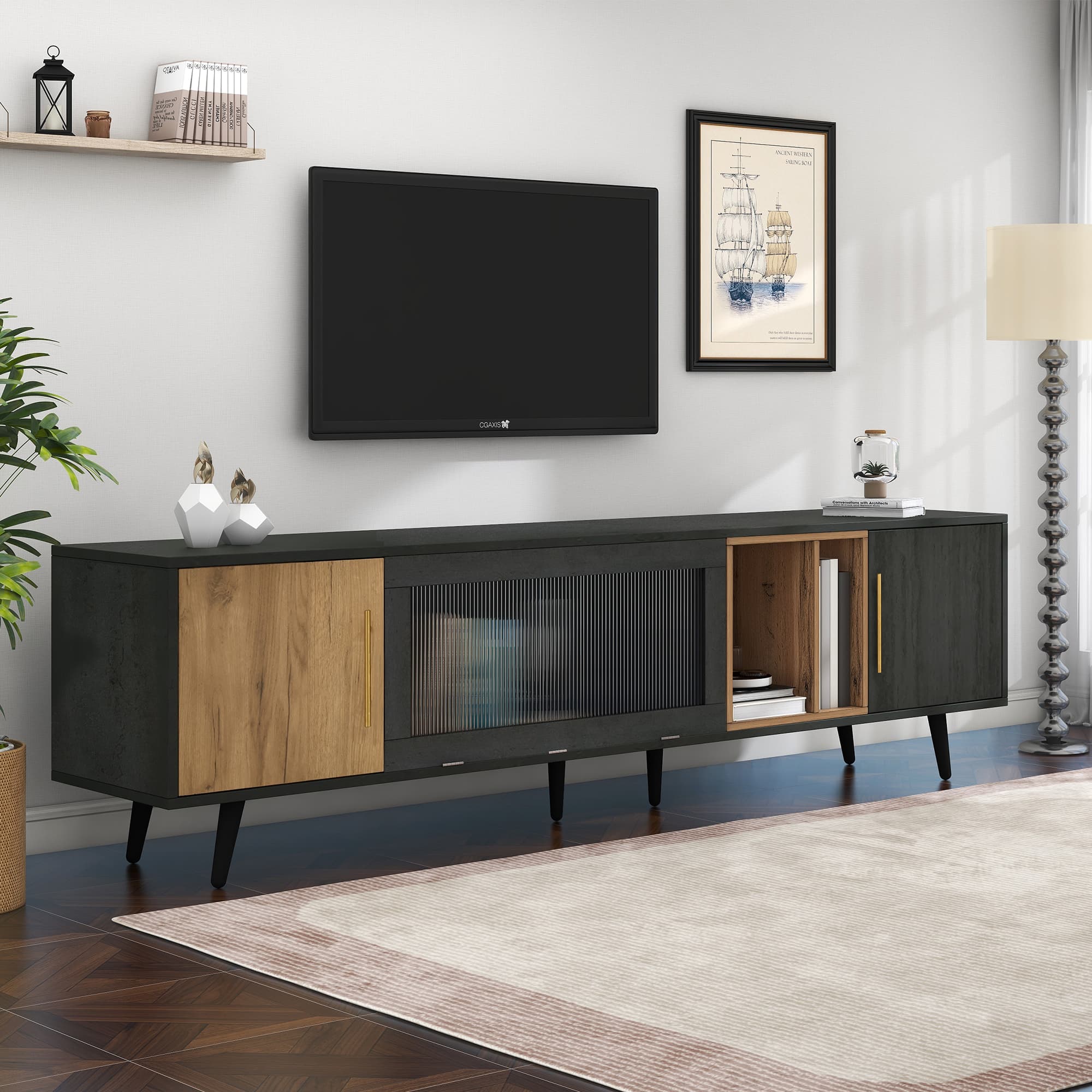 Elegant 90-Inch TV Stand - image 3