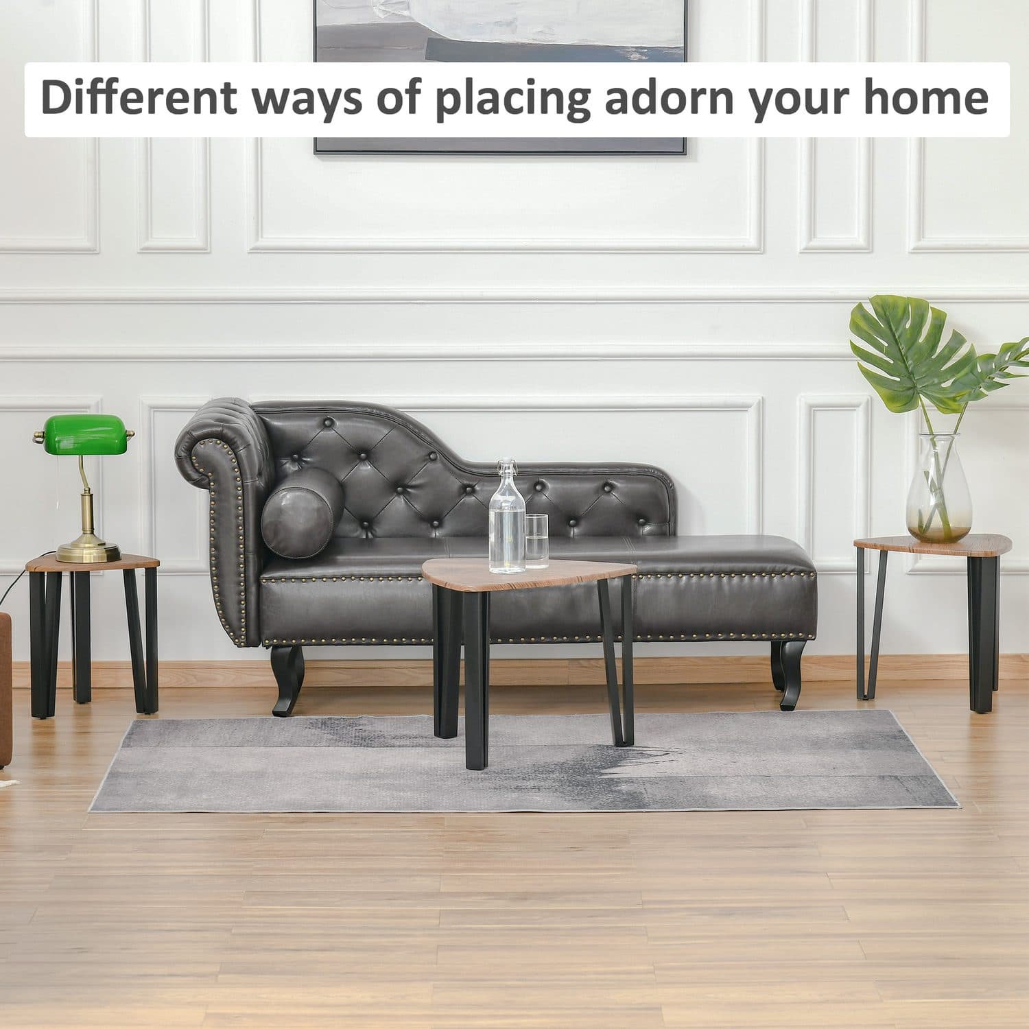 3-Piece Walnut Nest of Tables - image 2