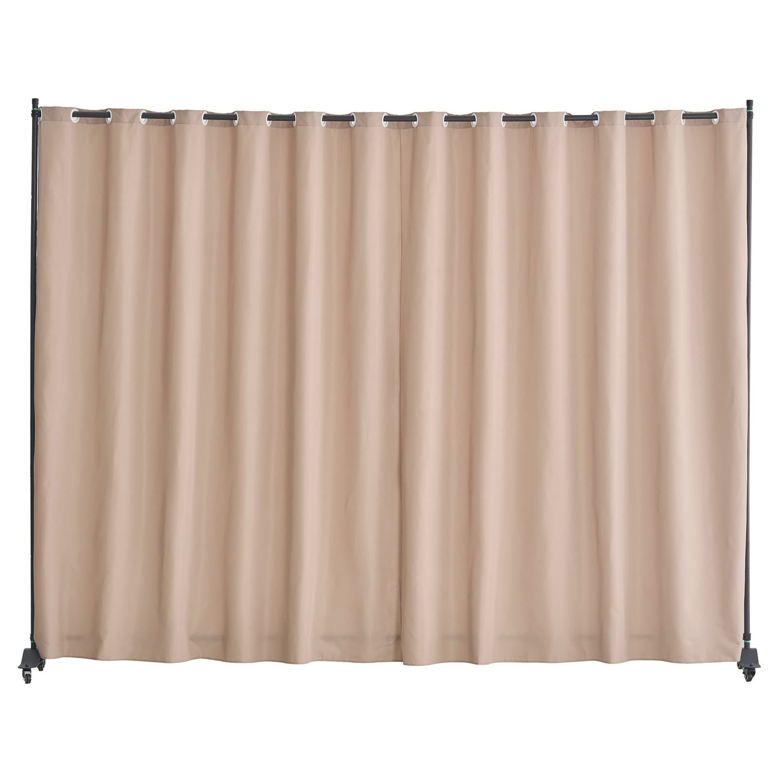 Portable Partition Screen on Wheels for Home & Office