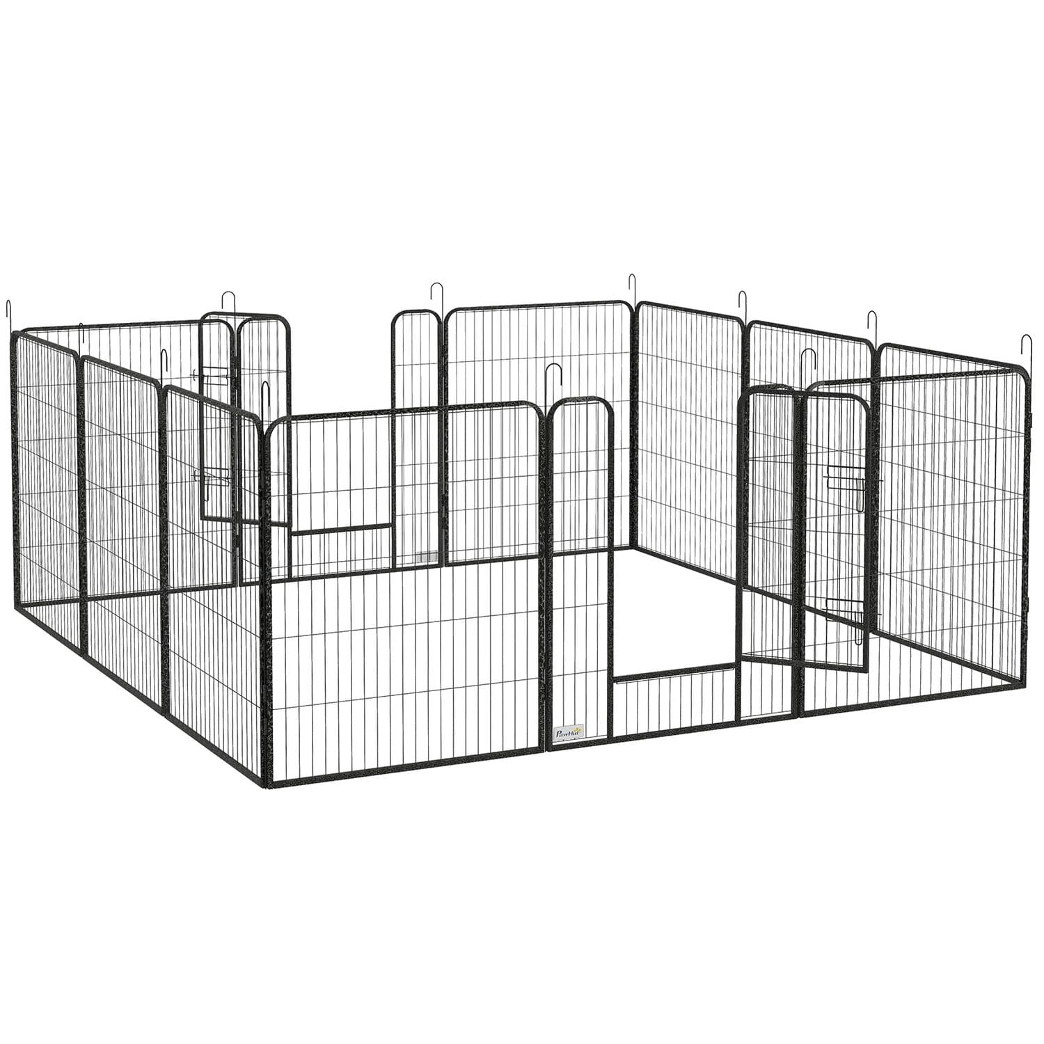 PawHut 12 Panel Heavy Duty Puppy Playpen