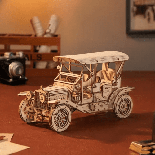 Grand Prix Racing Car 3D Wooden Puzzle Model Kit