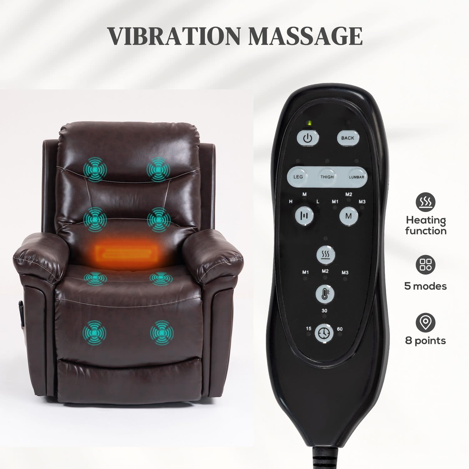 Heated Massage Lift Chair - image 3