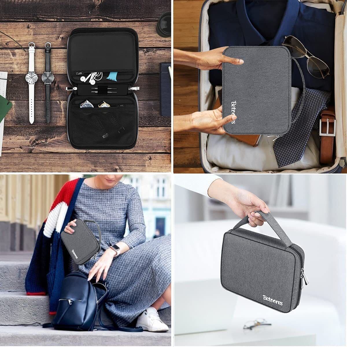 Grey Watch Band Organiser Travel Case - image 1