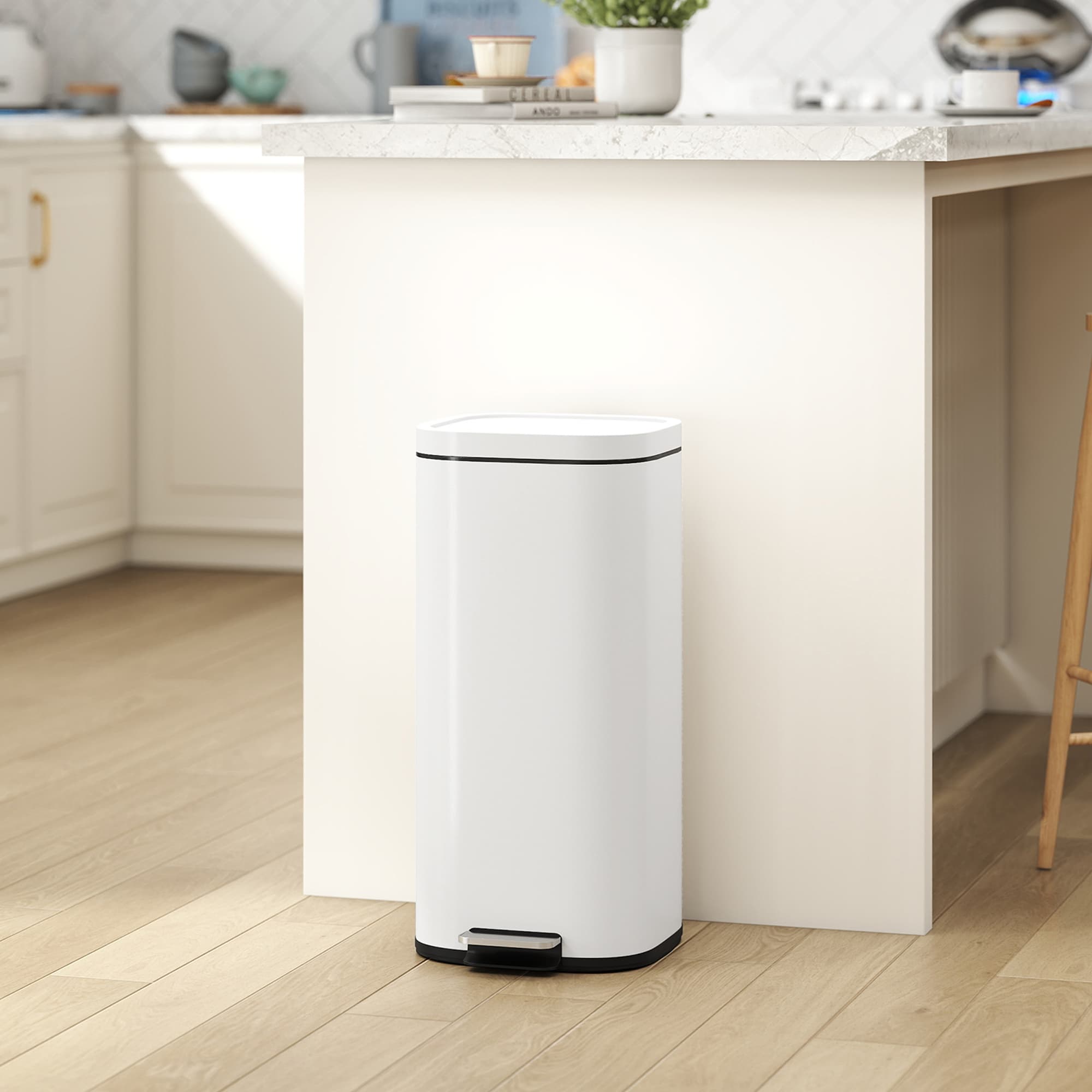 Cream 30L Pedal Bin for Kitchens and Offices - image 3
