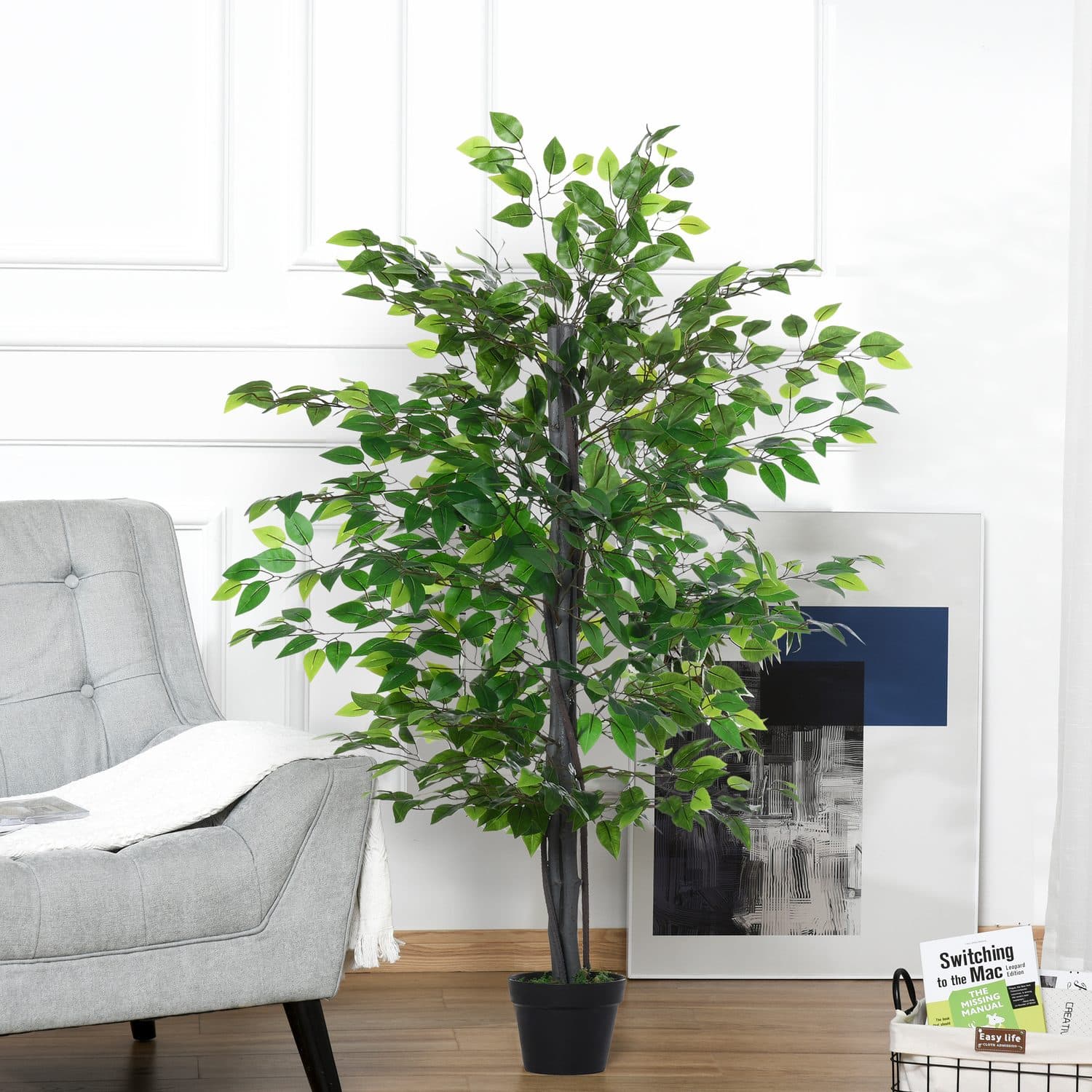 Lifelike 145cm Artificial Banyan Tree - image 1