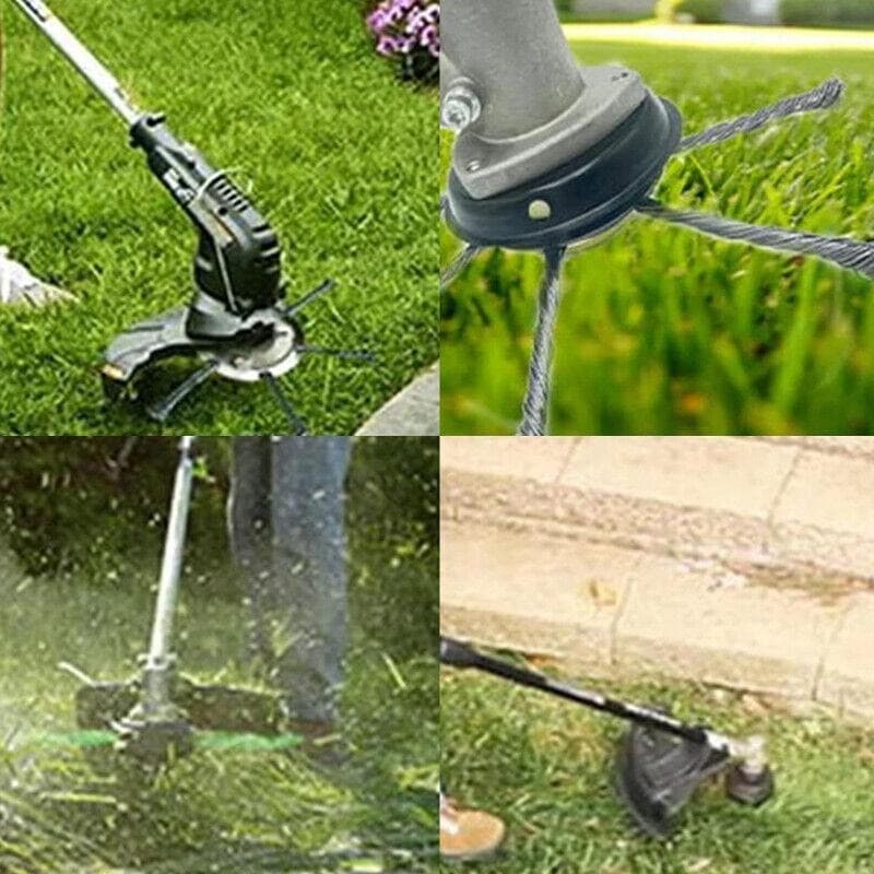 15cm Steel Wire Trimmer Head for Tough Garden Weeds - image 4