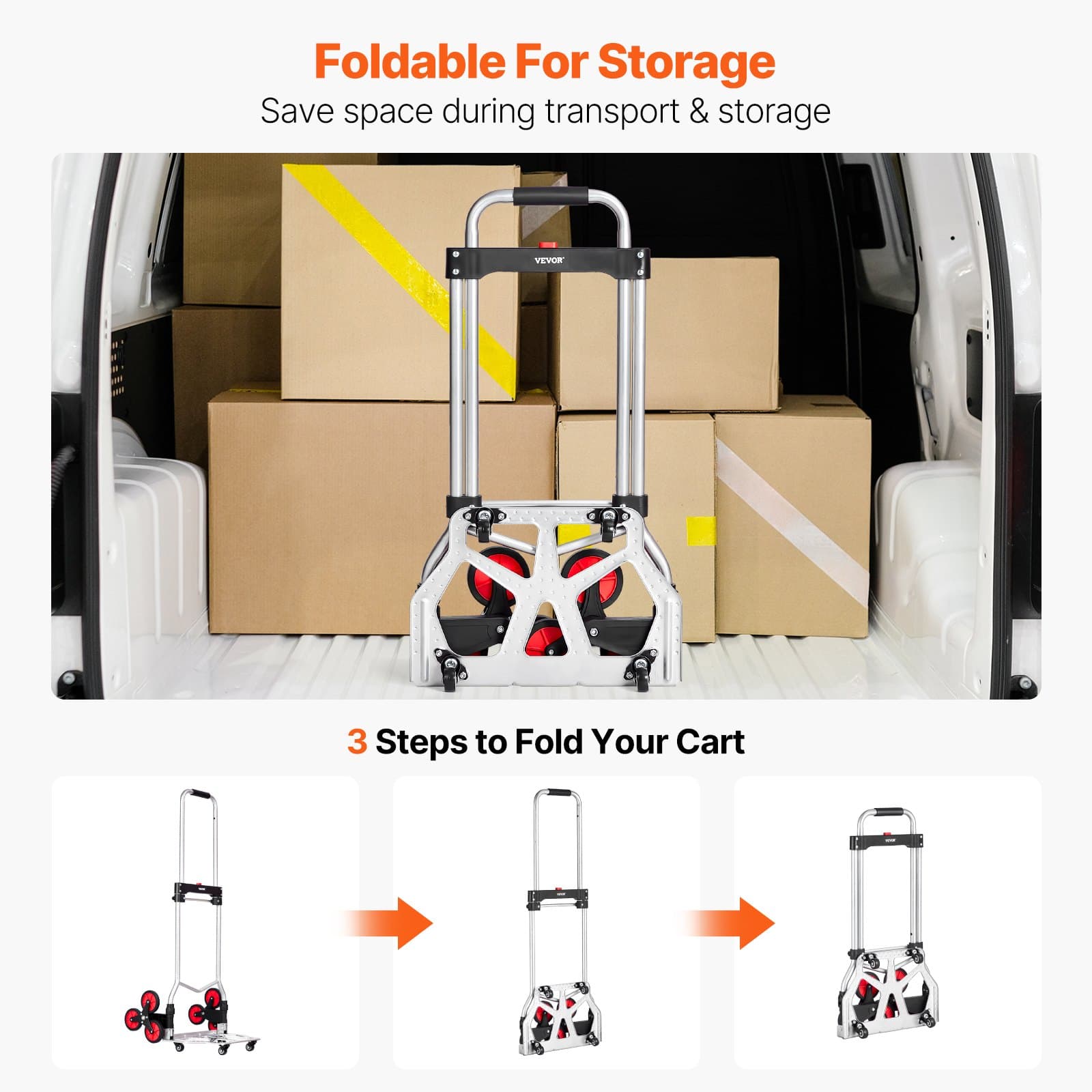 Move Heavy Loads Up Stairs & On Any Terrain - image 5