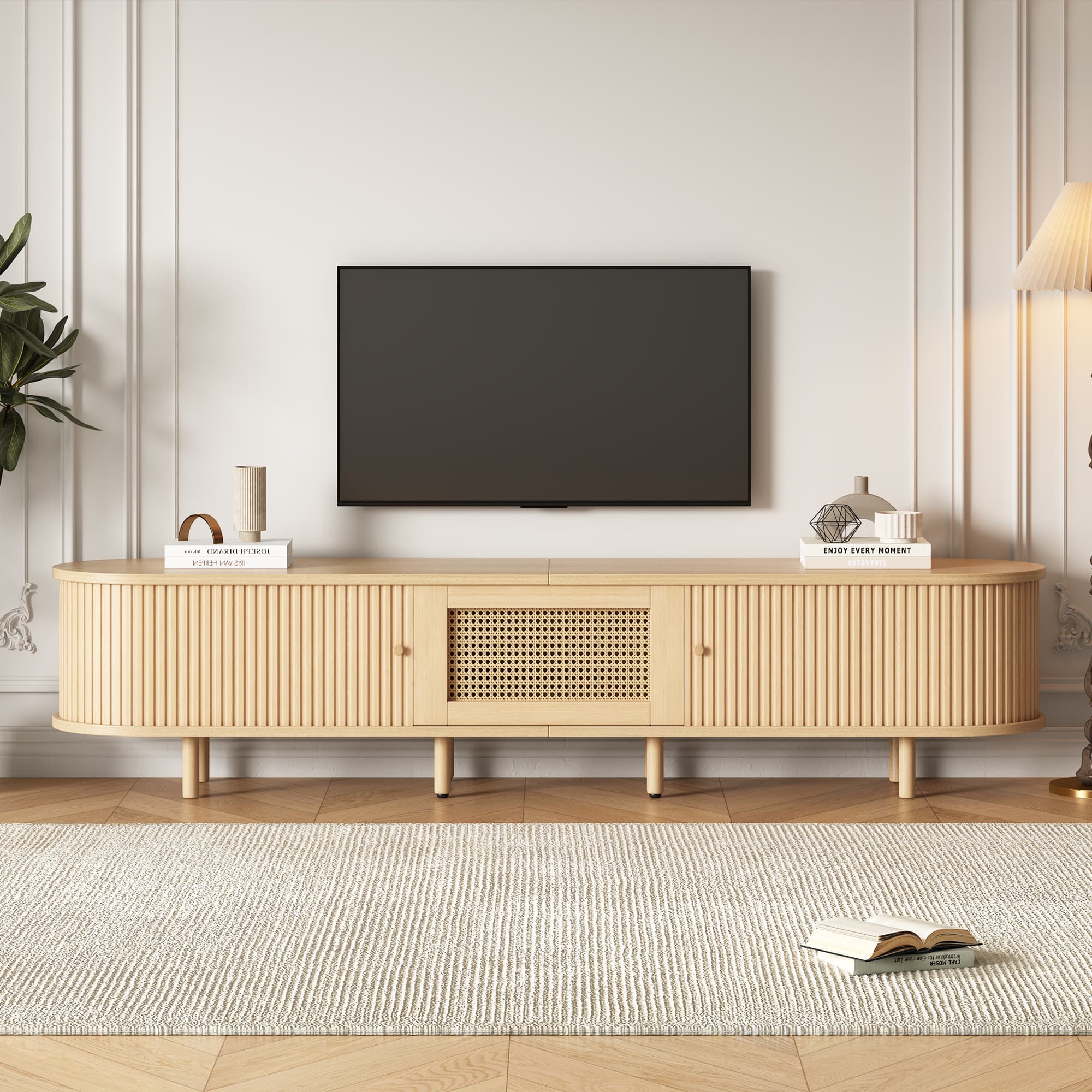 Rattan TV Cabinet - image 5