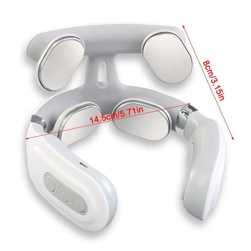 Electric Neck Massager with Heat and 3 Modes