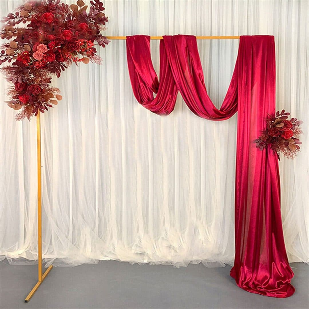 A square gold arch frame that dresses up in minutes - image 3