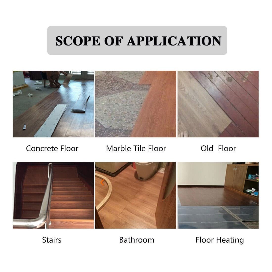 White wood effect vinyl planks for quick room updates - image 10