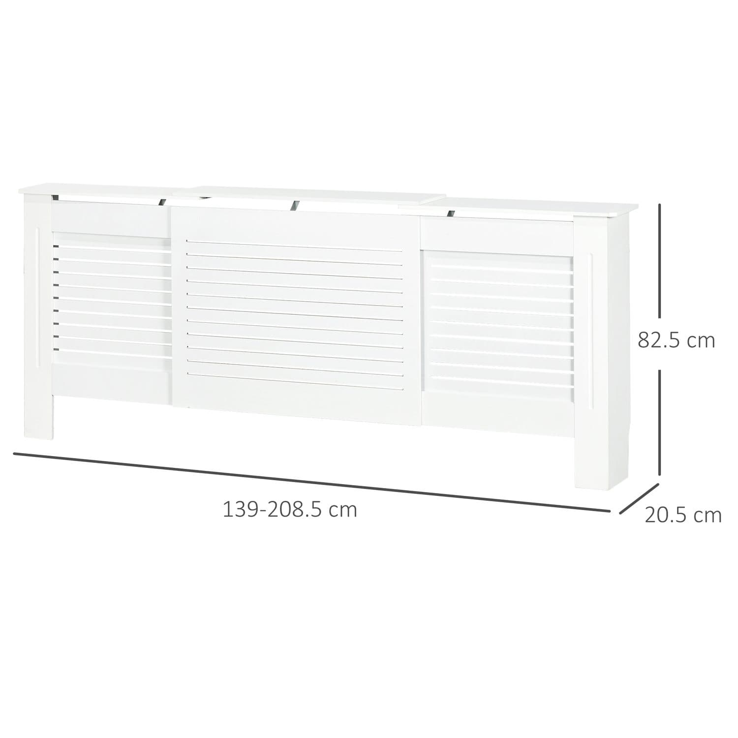 Extendable White Radiator Covers - image 5