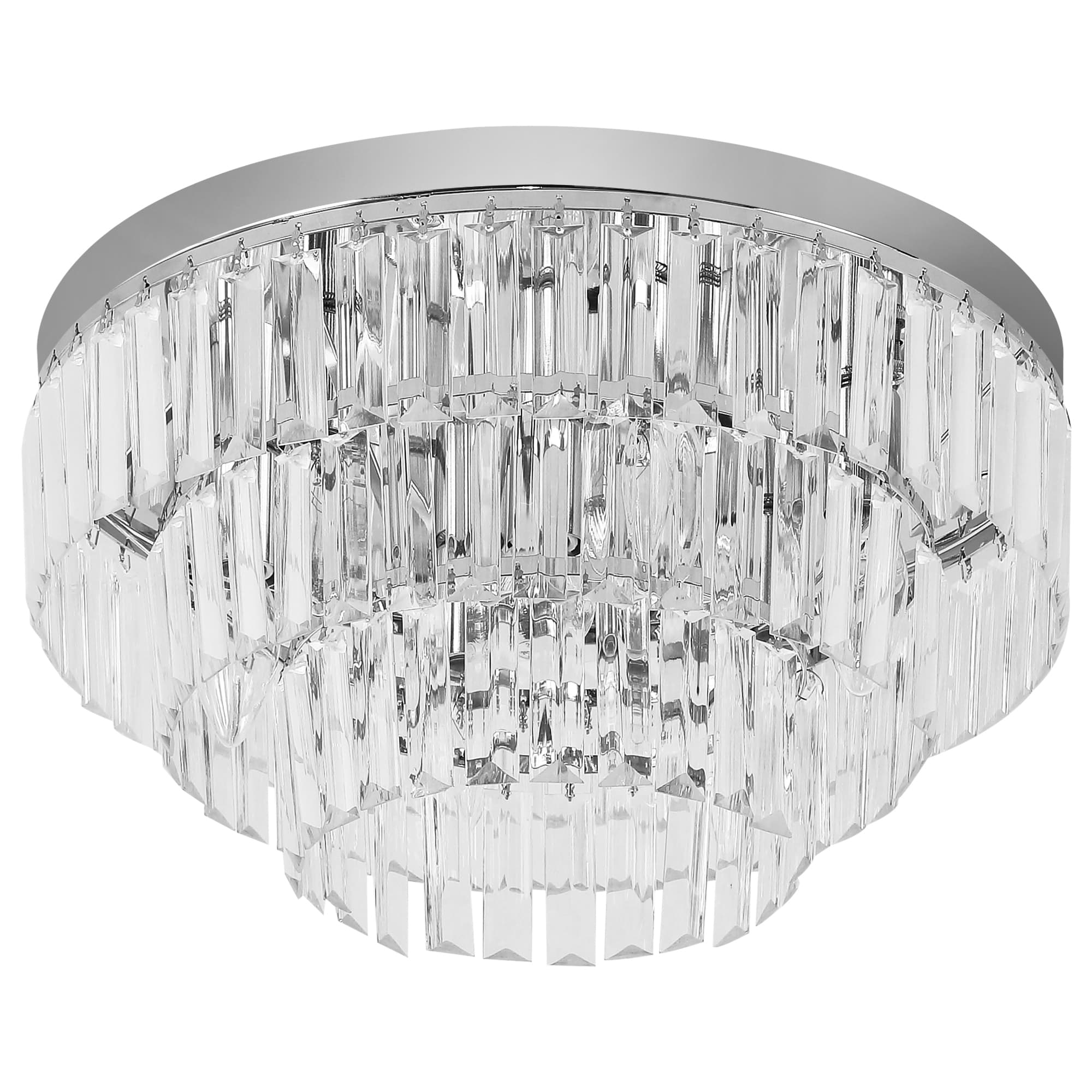Silver Crystallite Chandelier