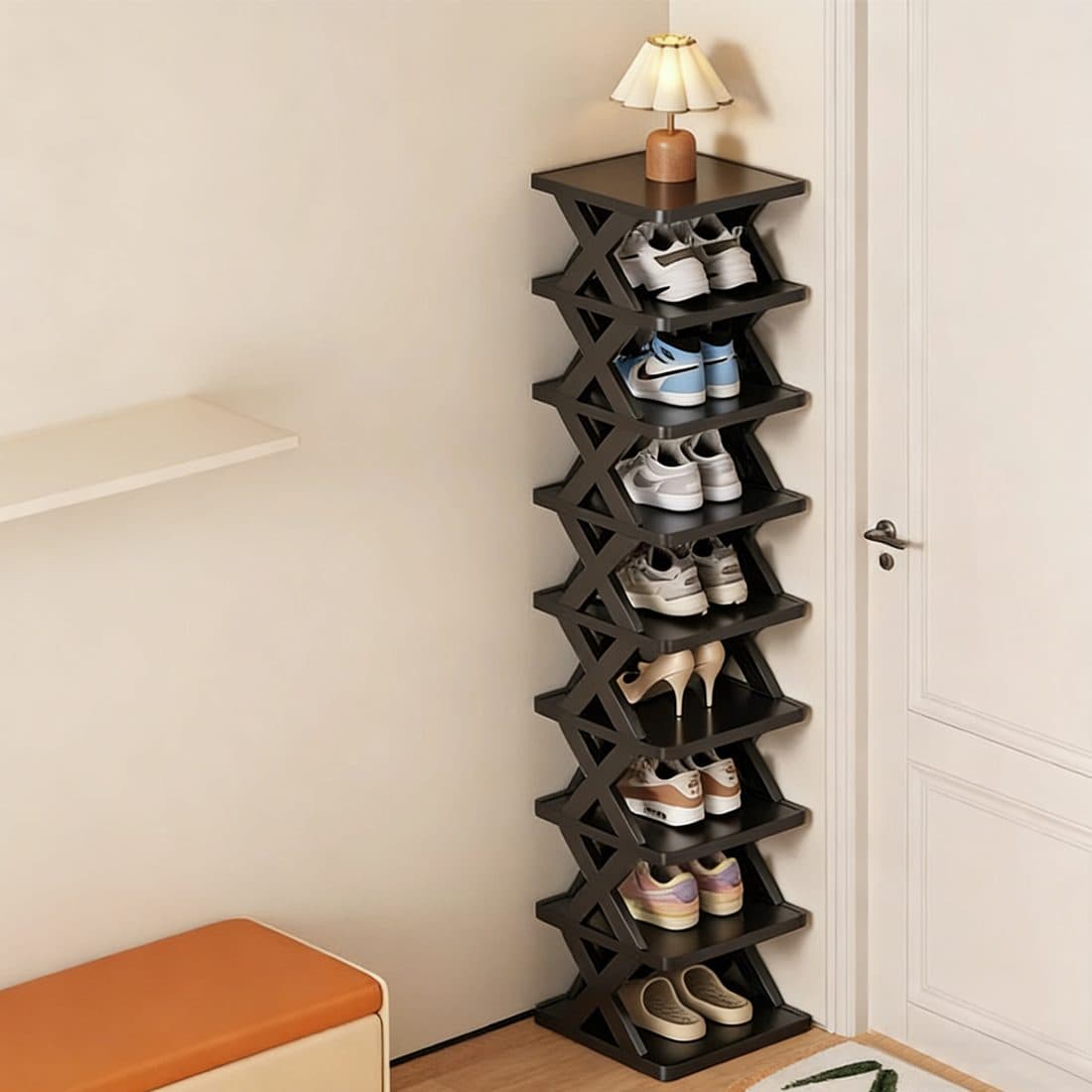 Store Eight Pairs of Shoes in a Narrow Vertical Rack - image 6