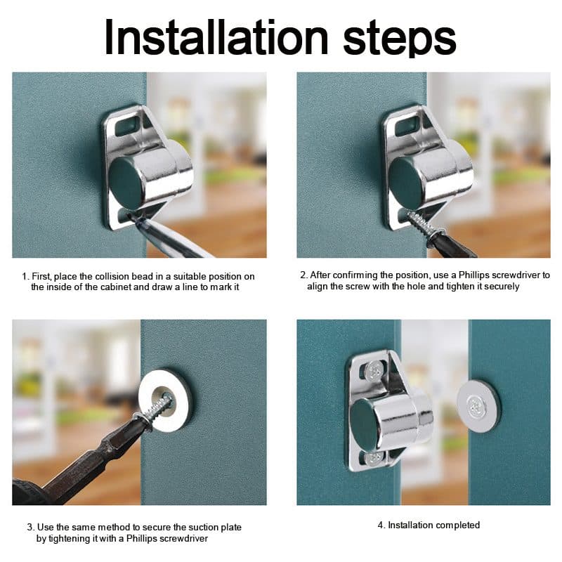 Heavy duty magnetic catches for neater cabinet doors - image 3
