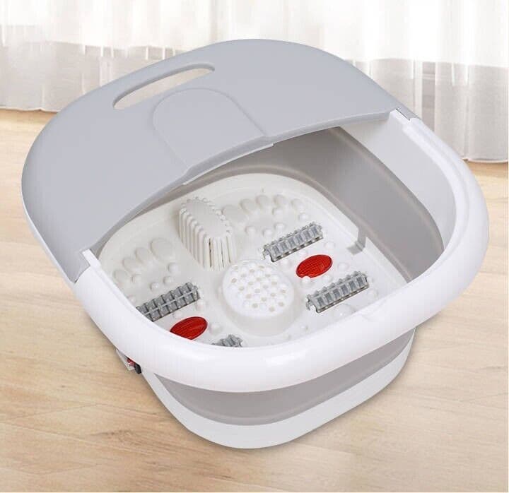 Relaxing Foot Spa with Heat, Bubbles and Infrared Massage