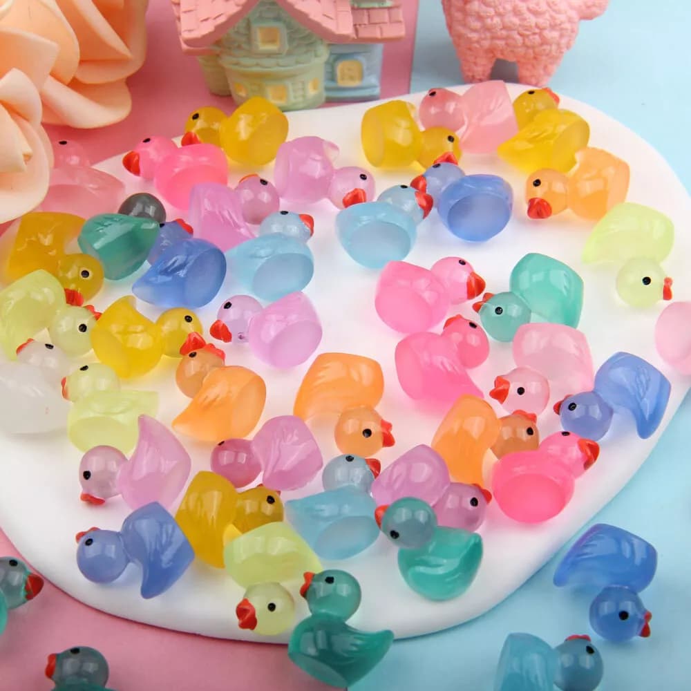 Tiny glow duck ornaments for playful miniature displays - image 9
