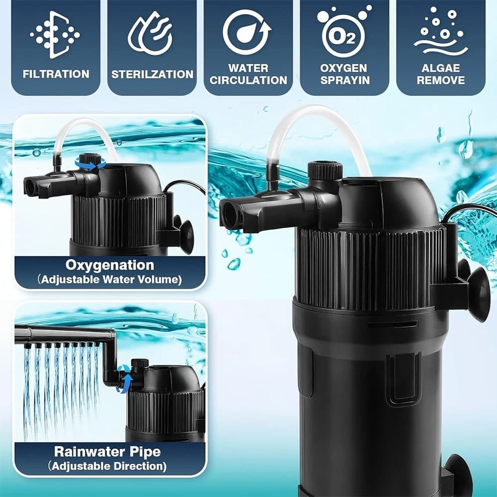 400L/H Internal Filter for Aquariums and Fish Tanks - image 7