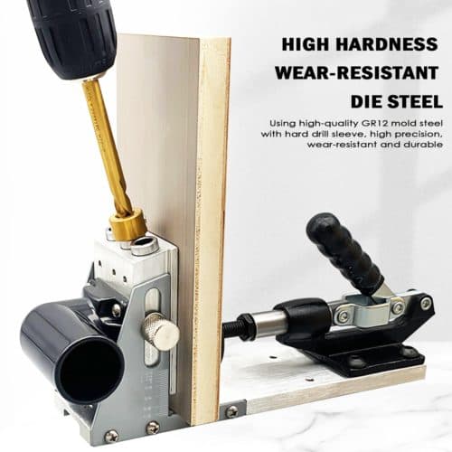 Metal Pocket Hole Jig Kit for Clean Wood Joints - image 2