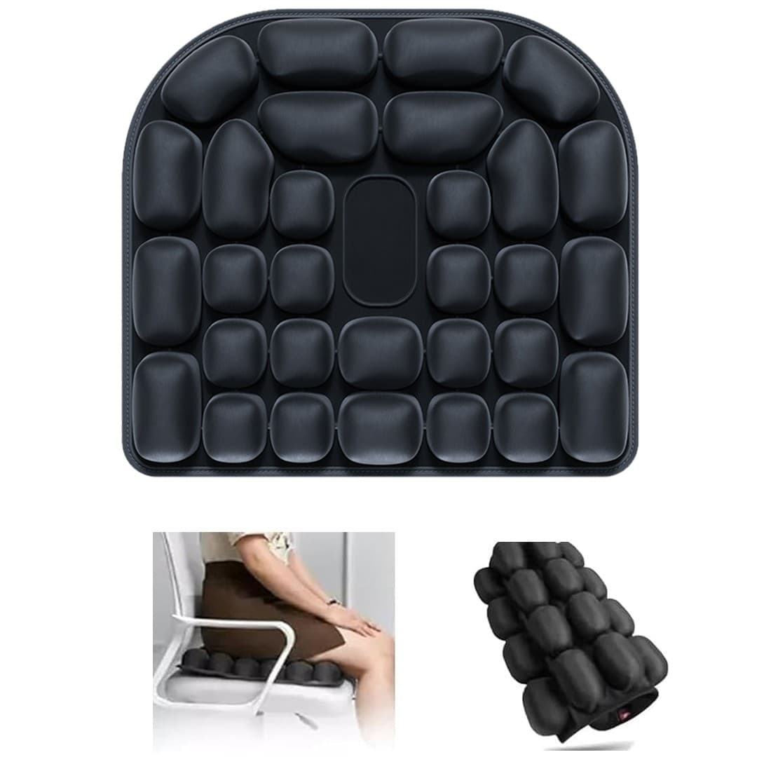 Sit Longer Without Discomfort — Air Cell Seat Cushion - image 4