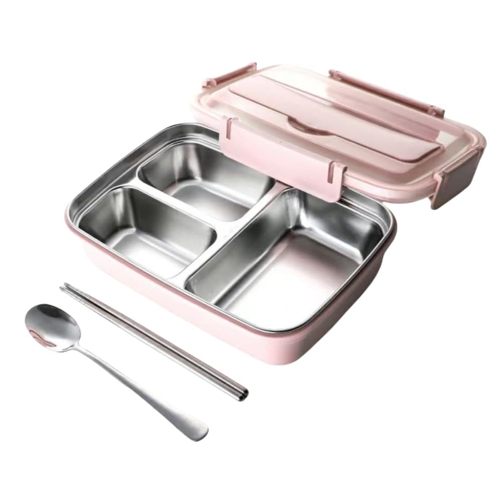 Stainless Steel Insulated Lunch Box with 3 Compartments - image 8