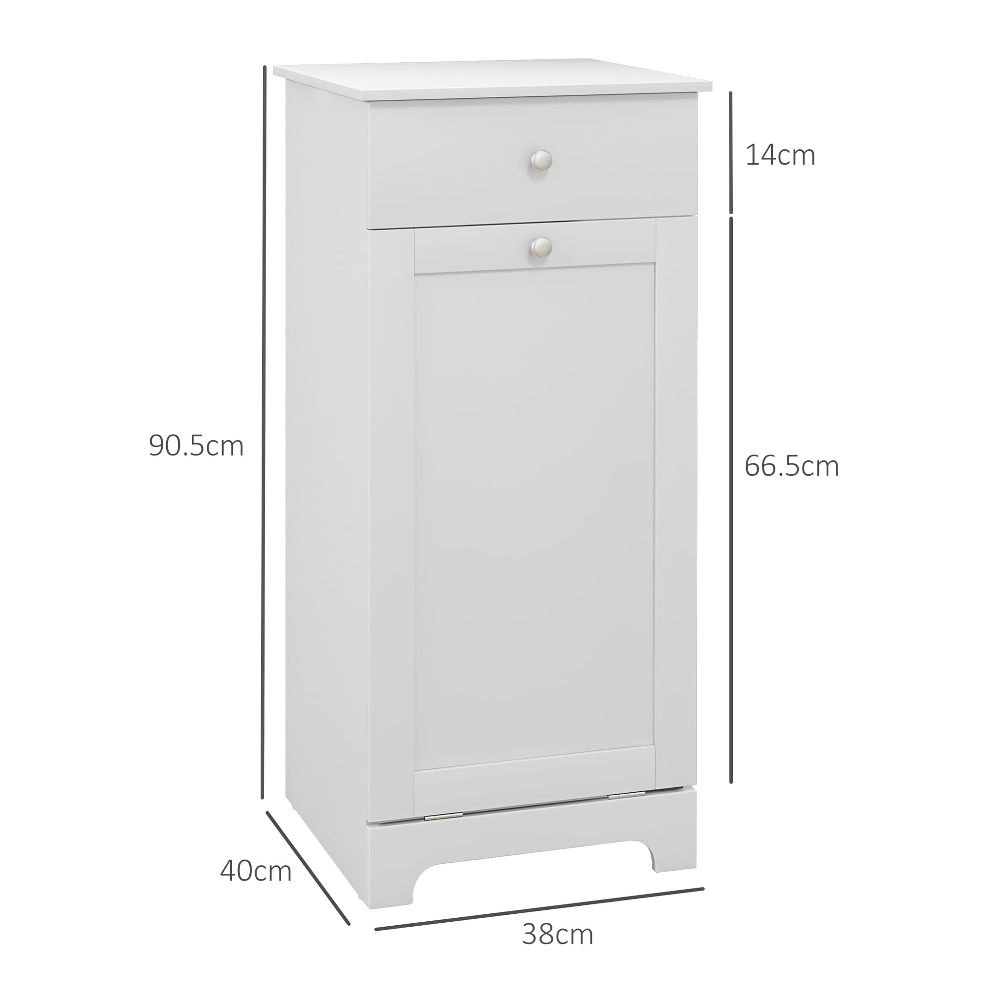 White Laundry Cabinet - image 4