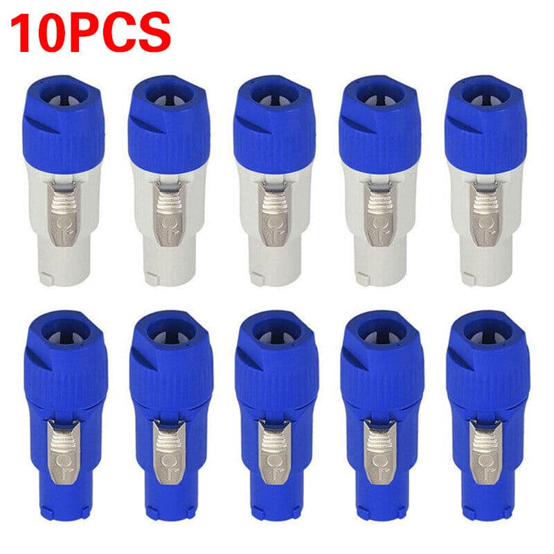 10 Piece Blue Electrical Connector Set