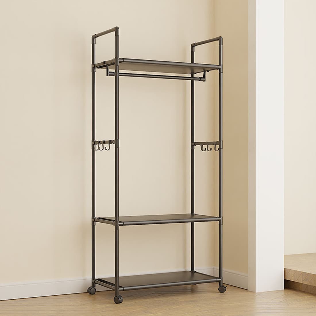 A Freestanding Clothes Rail with Shelves That Moves Where You Need It - image 10