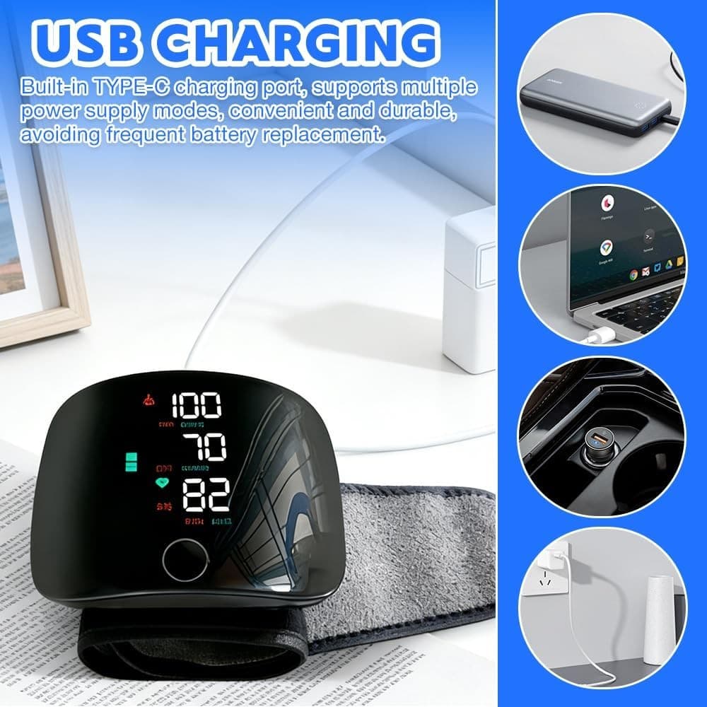 Digital Blood Pressure Machine, Portable Health Monitor - image 5