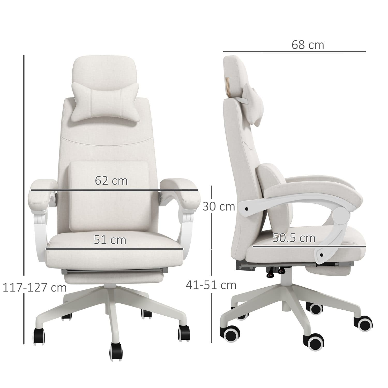 Vinsetto Reclining Office Chair - image 1