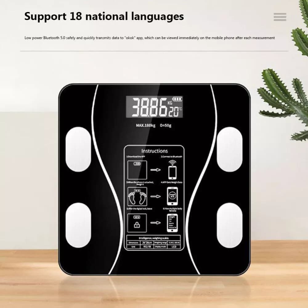 Smart Body Fat Scale with Bluetooth App Tracking - image 9