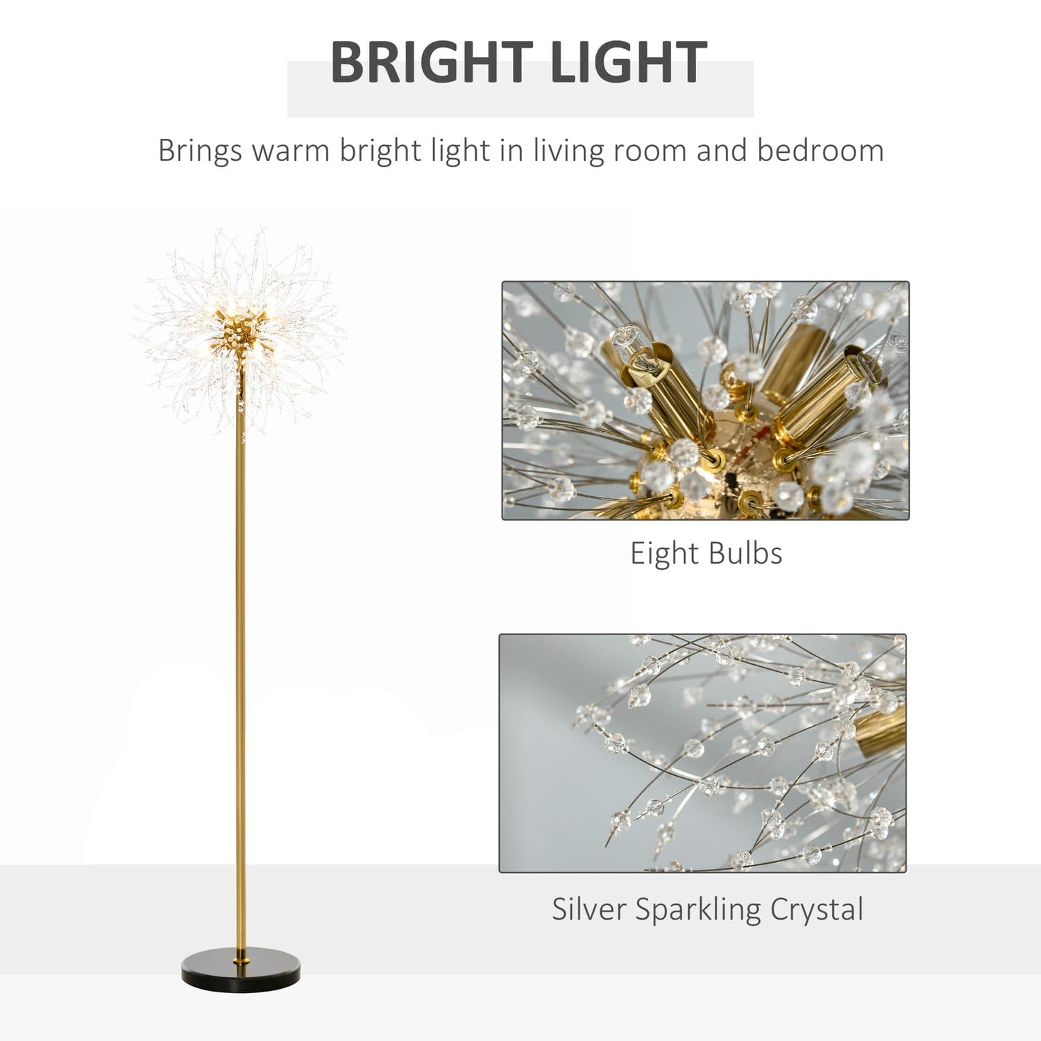 Gold Dandelion Floor Lamp - image 2