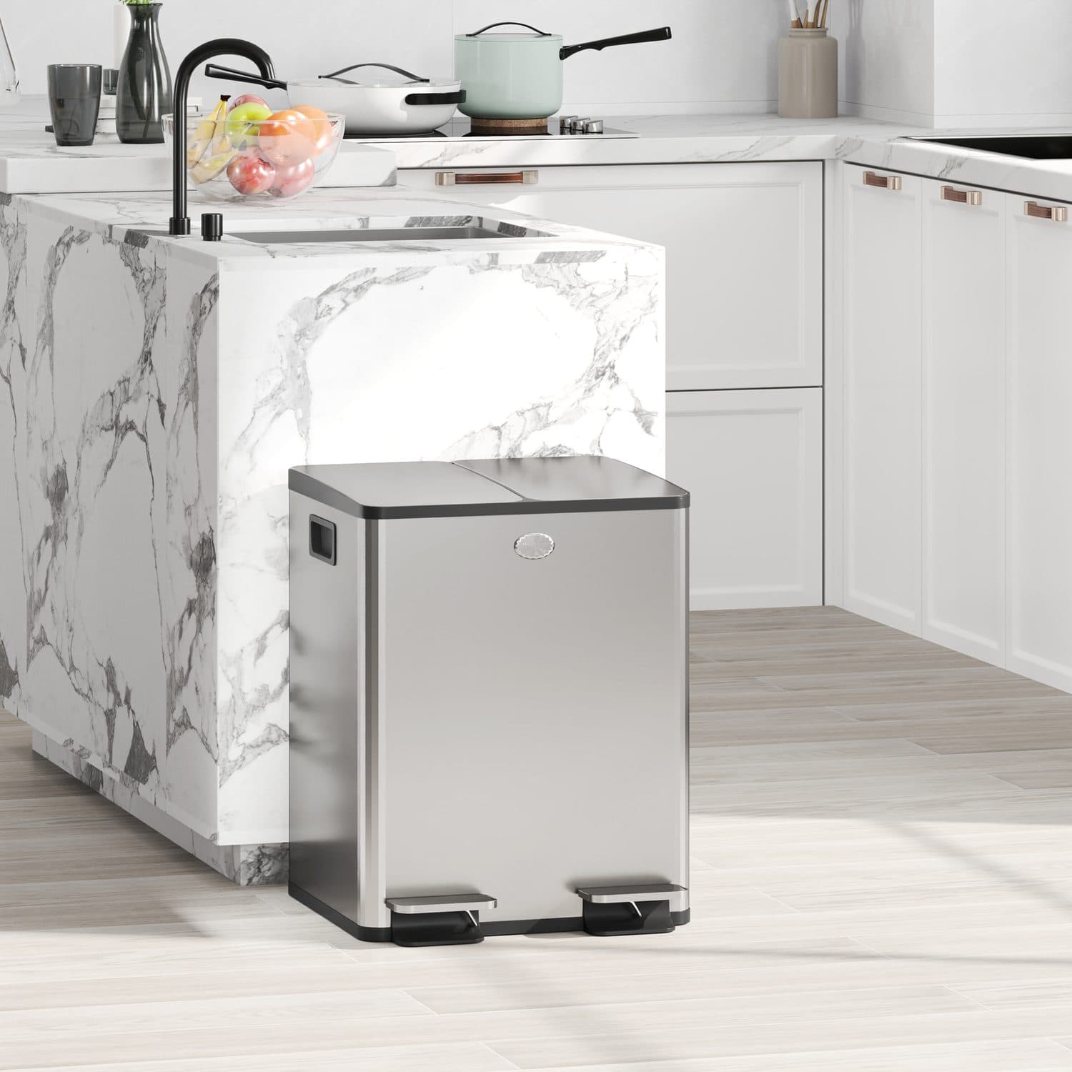40L Dual Compartment Bin - image 5
